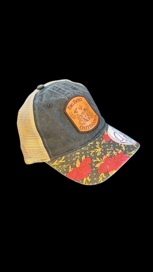Infinity Her - Women's Floral Printed Bill with Mesh Back Cap